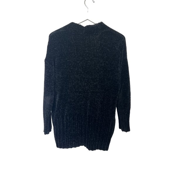 A New Day Black Chenille Open-Front Cardigan - Picture 4 of 4